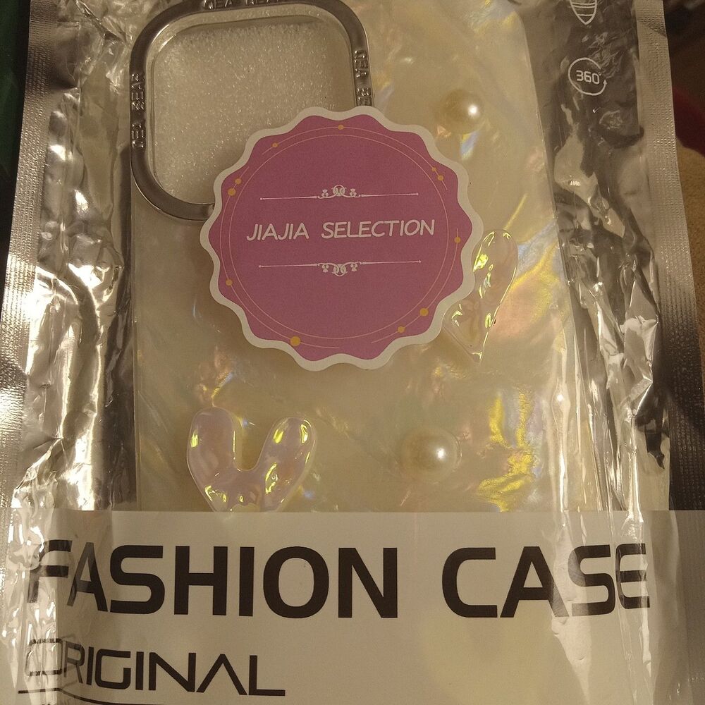 Love Slim Glitter Sea Shell Glossy Sleek Stylish Trendy Protective Shockproof...